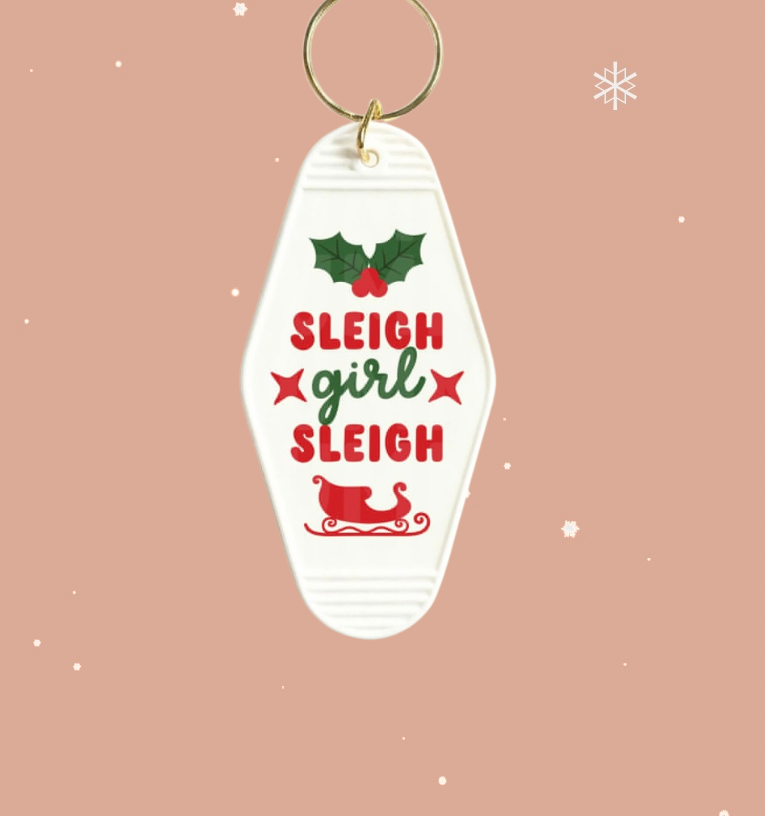 Sleigh girl sleigh keychain