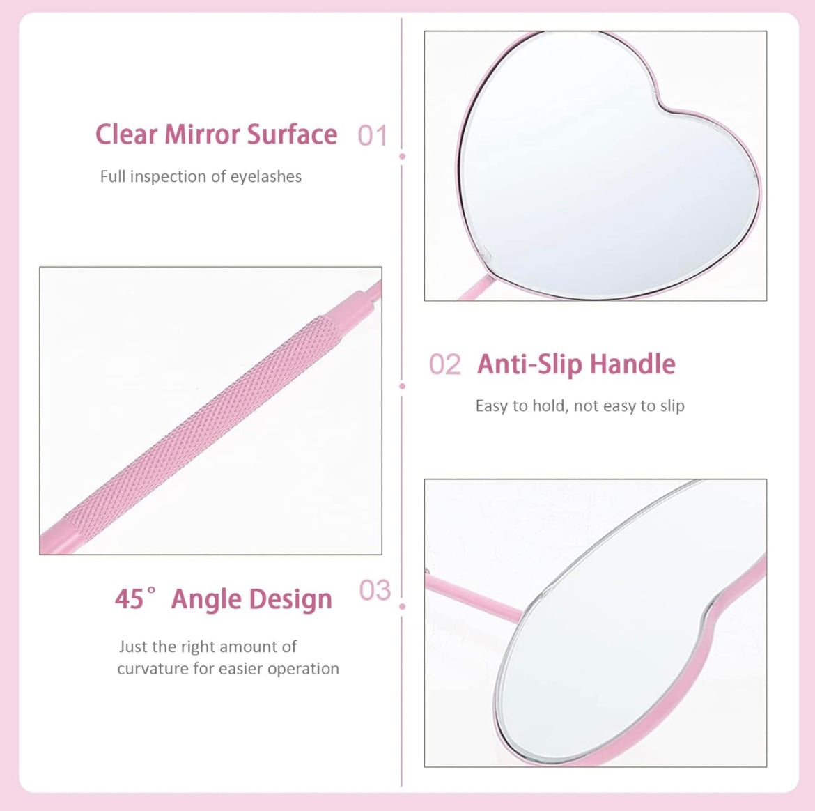 PINK HEART EYELASH SCOPE