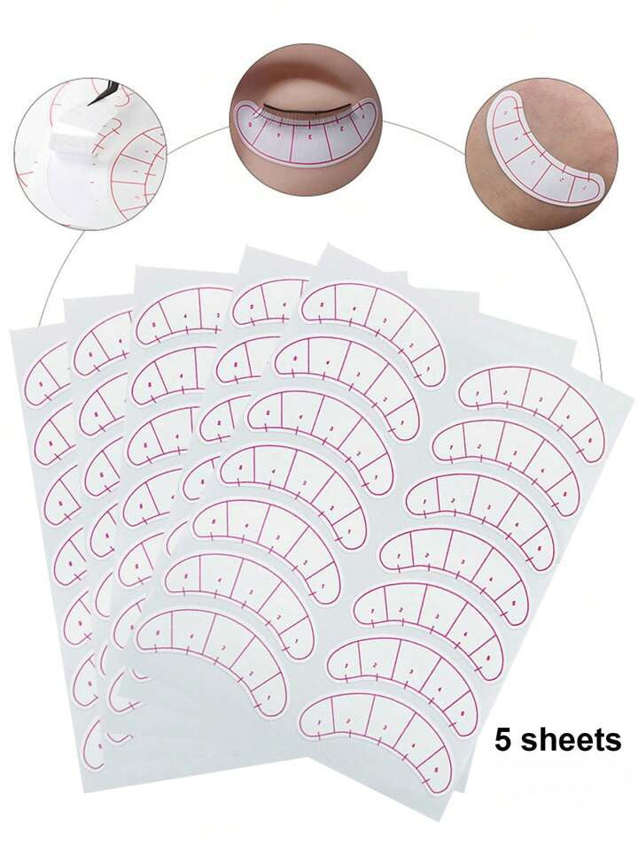 Lash Mapping Stickers