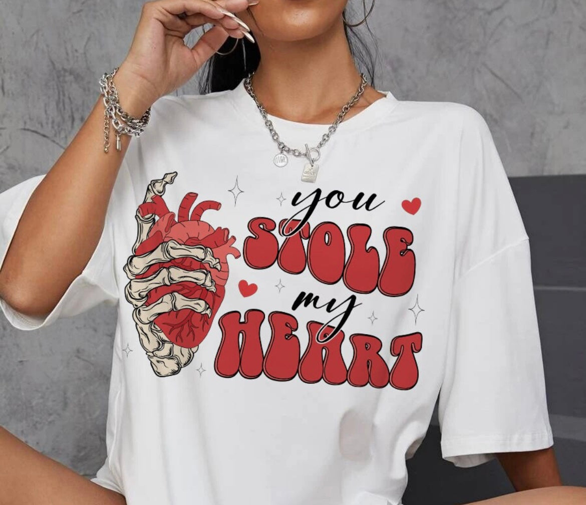 You stole my heart t-shirts