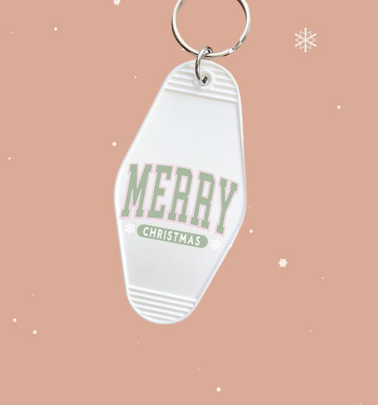 Merry Christmas keychain