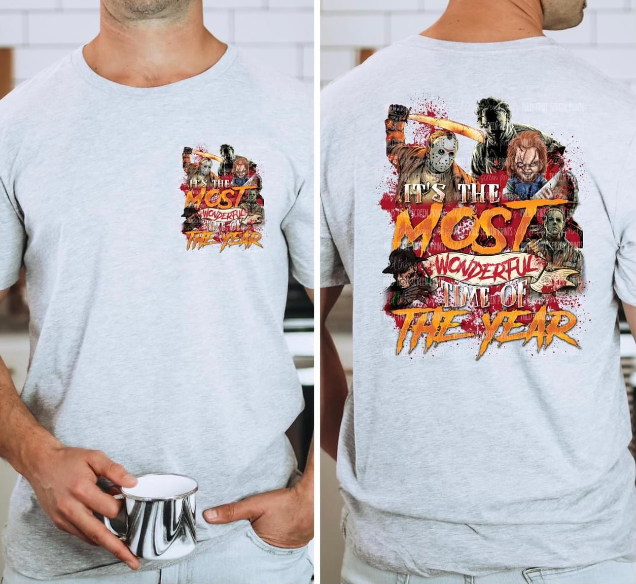 The most wonderful time of the year T-shirt (front & back)