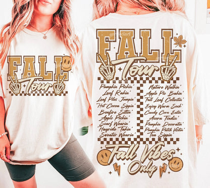 Fall tour front & back sweater