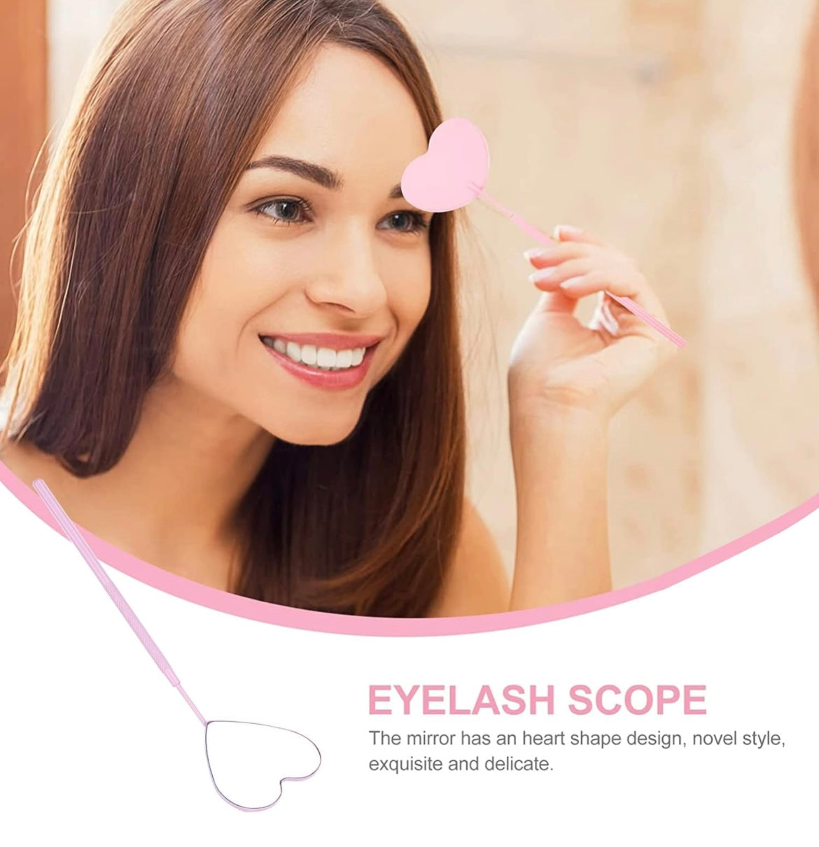 PINK HEART EYELASH SCOPE