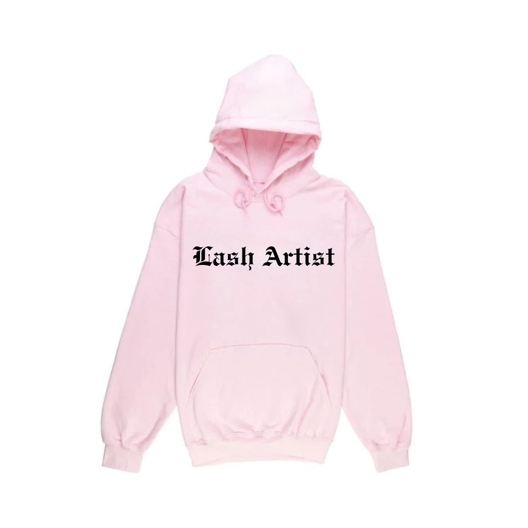 Lash Artist Pink Hoodie