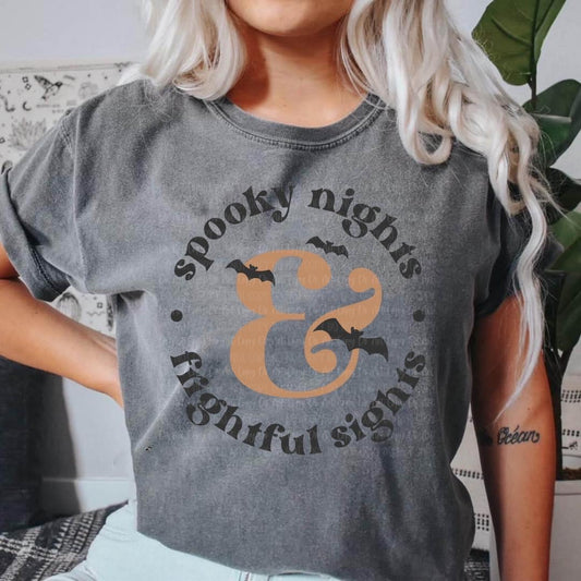 Spooky Nights & Frightful Sights t-shirt