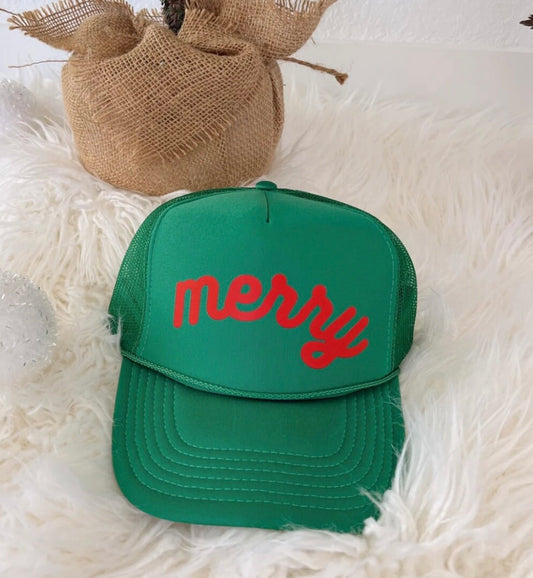 Merry trucker Hat