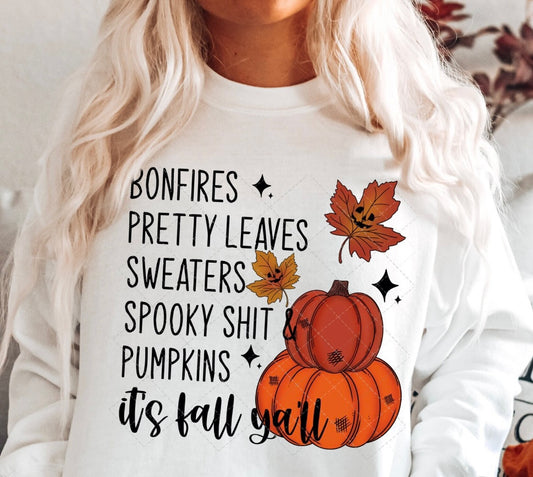 Bonfires, pretty leaves, it’s fall y’all sweater