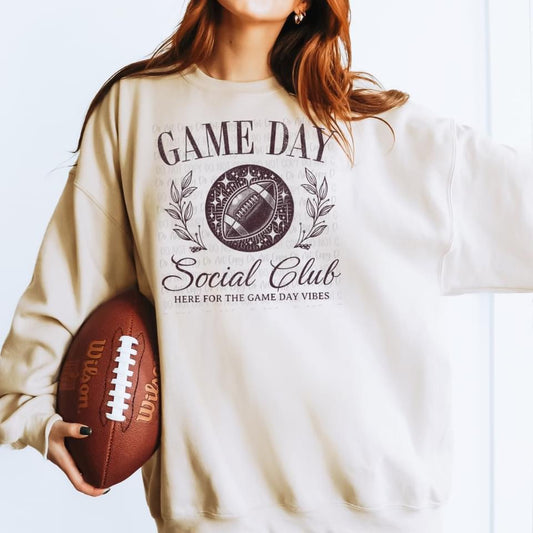 Game day social club Sweatshirt