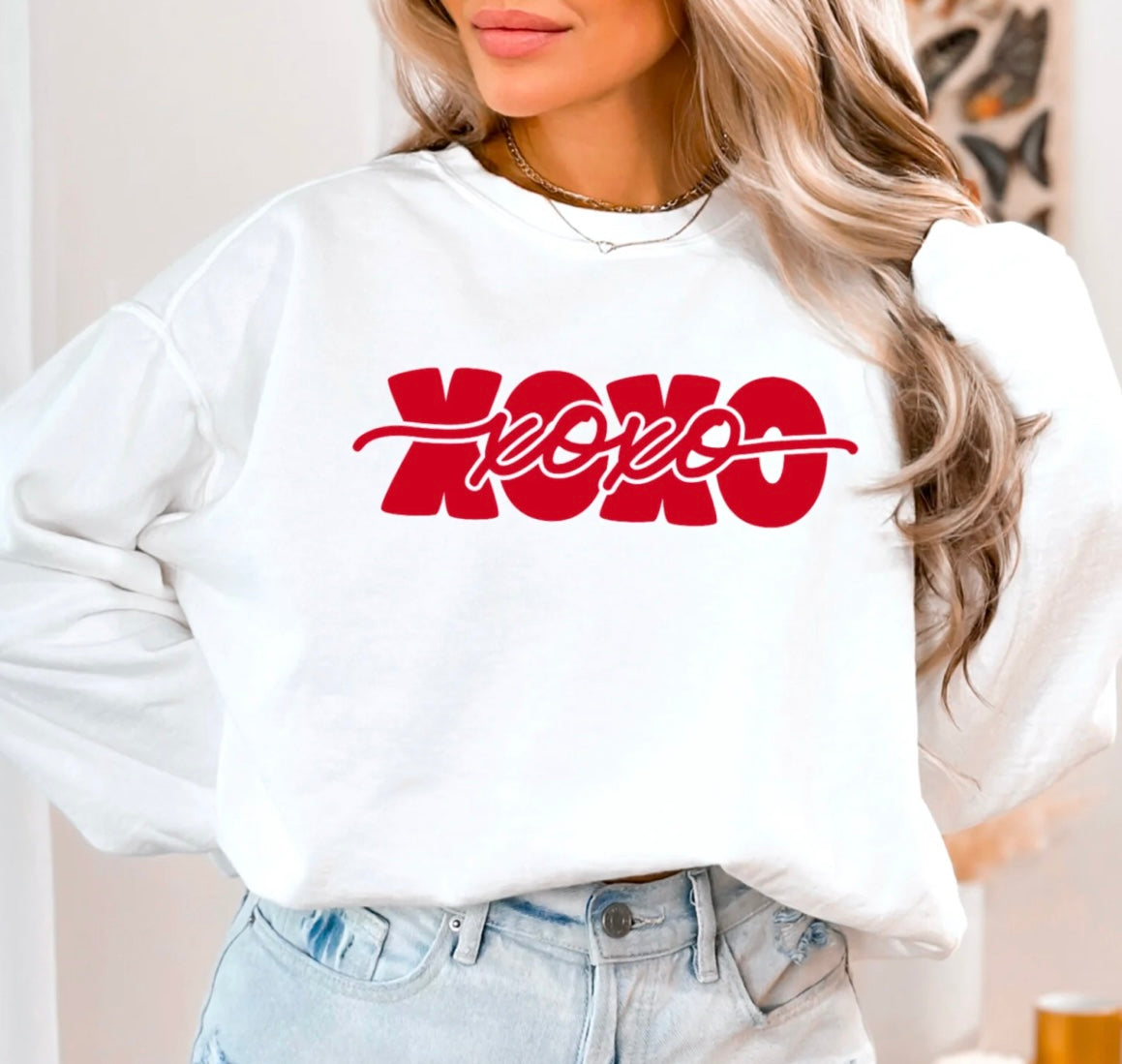 Red xo sweatshirt