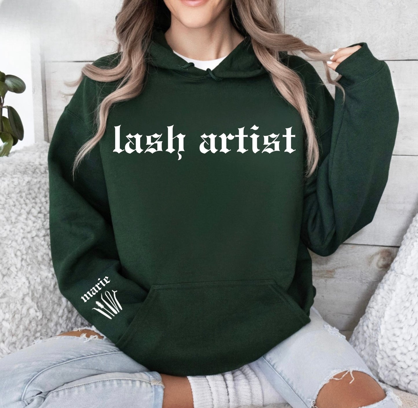 Lash Artist / Name Hoodie