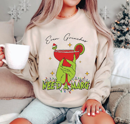 Even grinch’s need a Marg sweatshirt