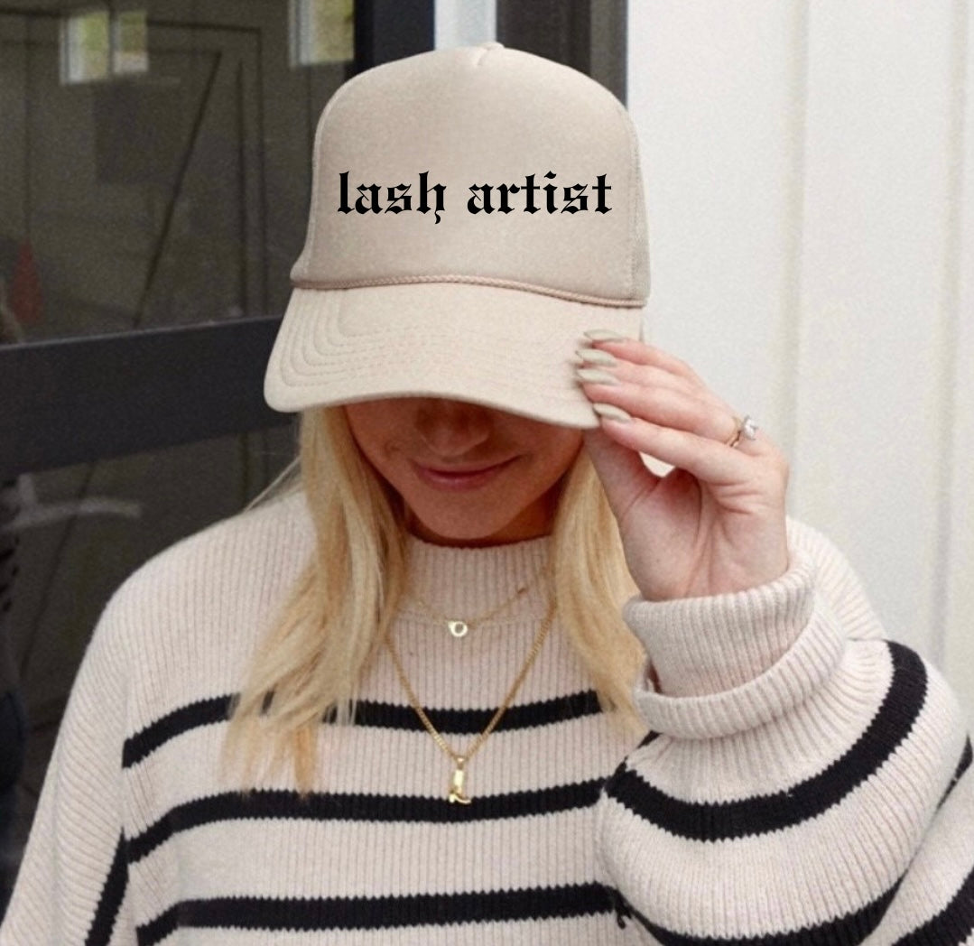 Lash Artist Trucker Hat