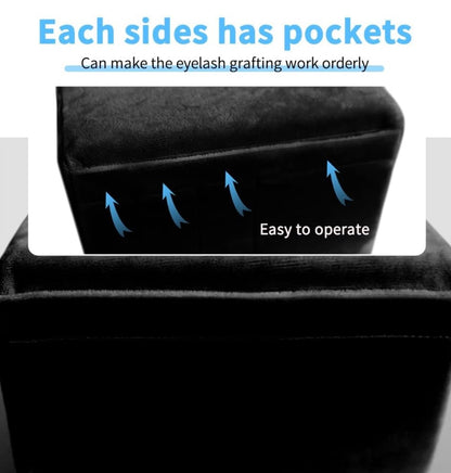 Lash Pillow With Pockets For Storage