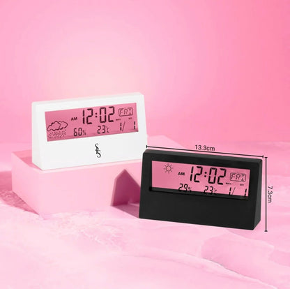 LASH STAR DIGITAL HYGROMETER & THERMOMETER WHITE