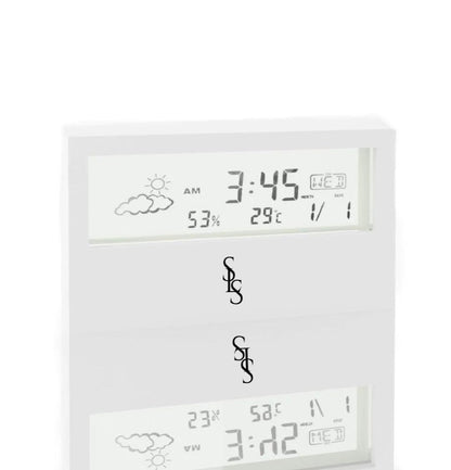 LASH STAR DIGITAL HYGROMETER & THERMOMETER WHITE