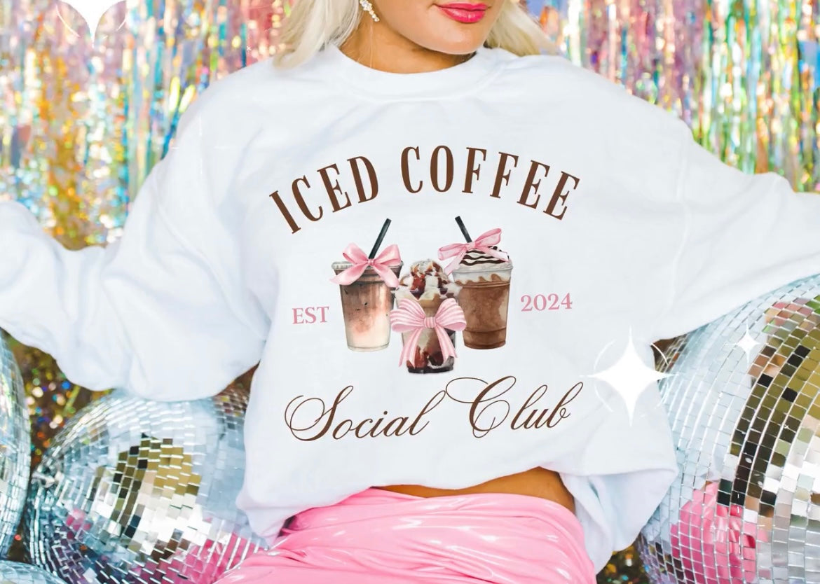 Iced Coffee Social Club Sweater