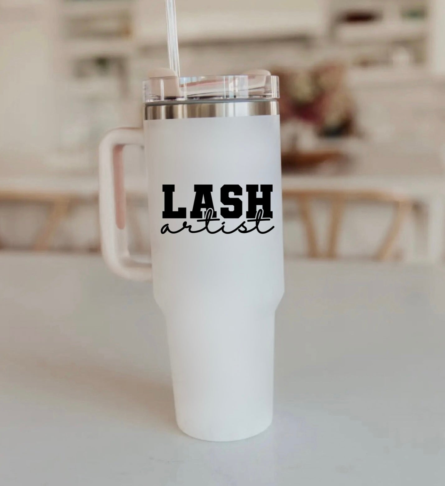 Lash Artist 40oz Tumbler White