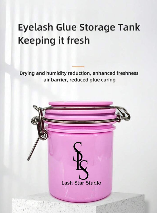 PINK GLUE STORAGE CONTAINER