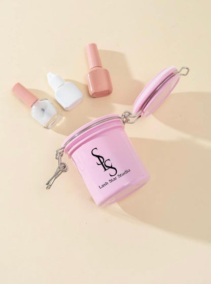 PINK GLUE STORAGE CONTAINER