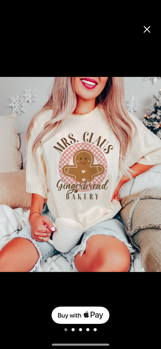 Mrs Claus t-shirt