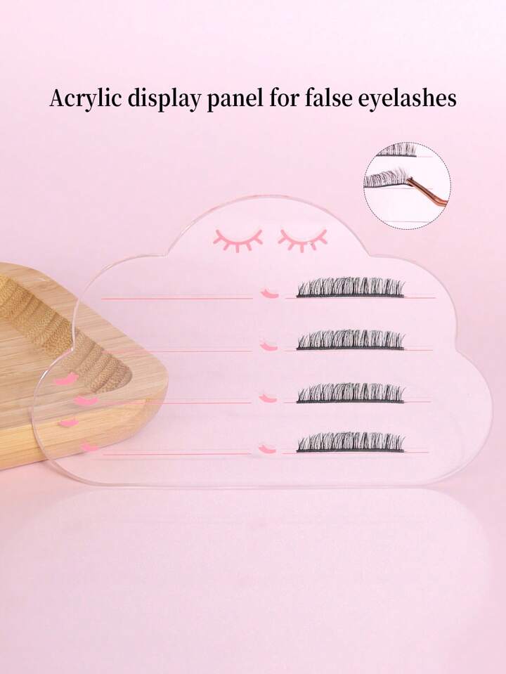 Cloud Shape Acrylic Lash Display Tile Board