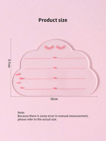 Cloud Shape Acrylic Lash Display Tile Board