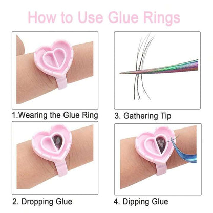 Glue Cup Holder + Glue Rings