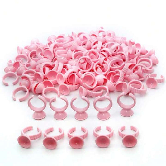 Pink Glue Rings