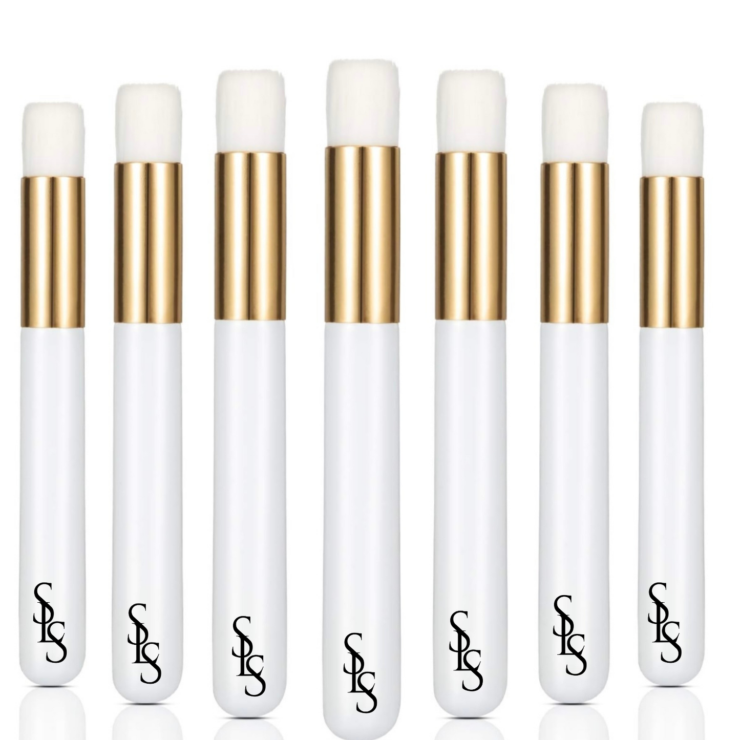 LASH STAR SHAMPOO BRUSH WHITE AND GOLD