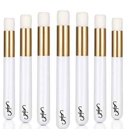 LASH STAR SHAMPOO BRUSH WHITE AND GOLD