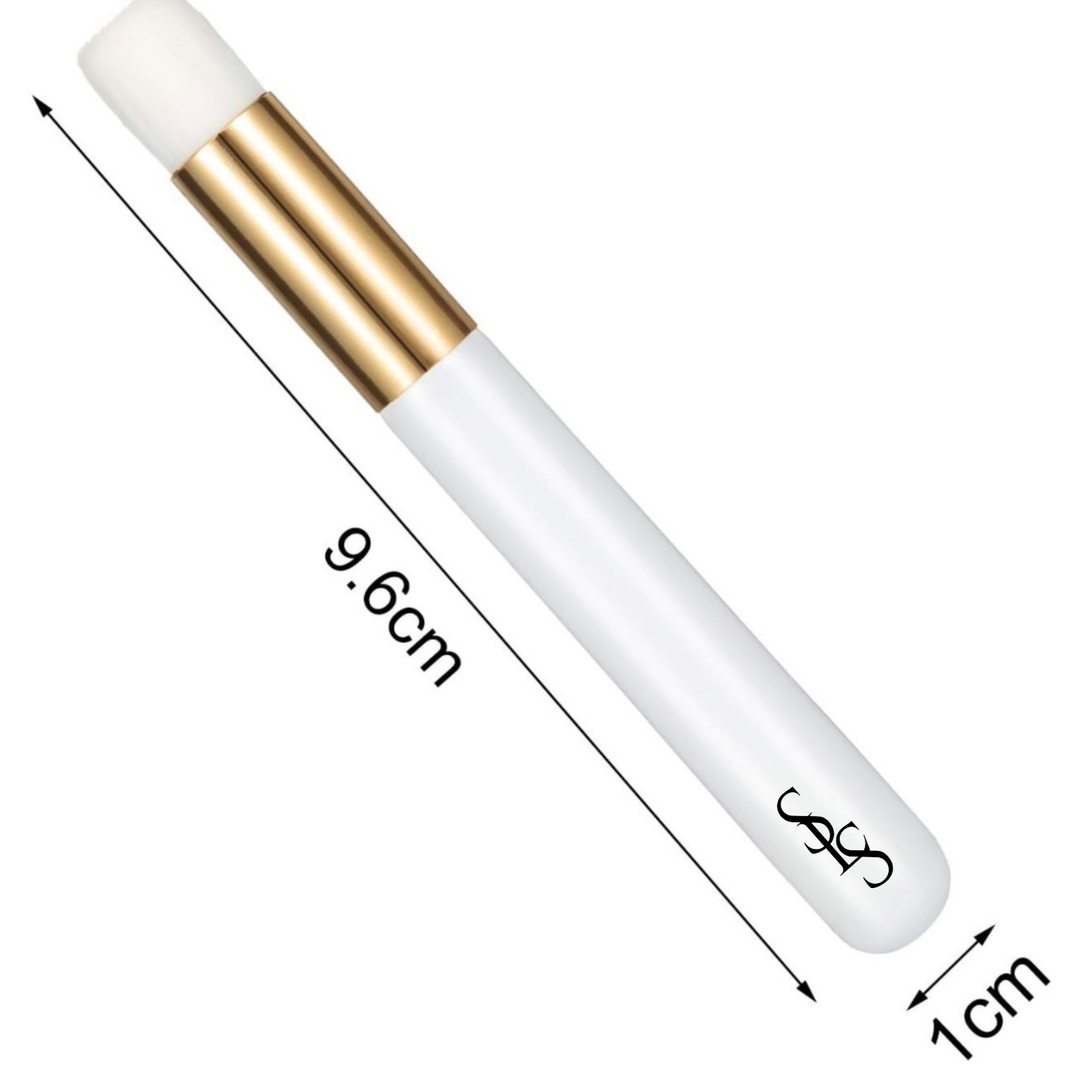 LASH STAR SHAMPOO BRUSH WHITE AND GOLD