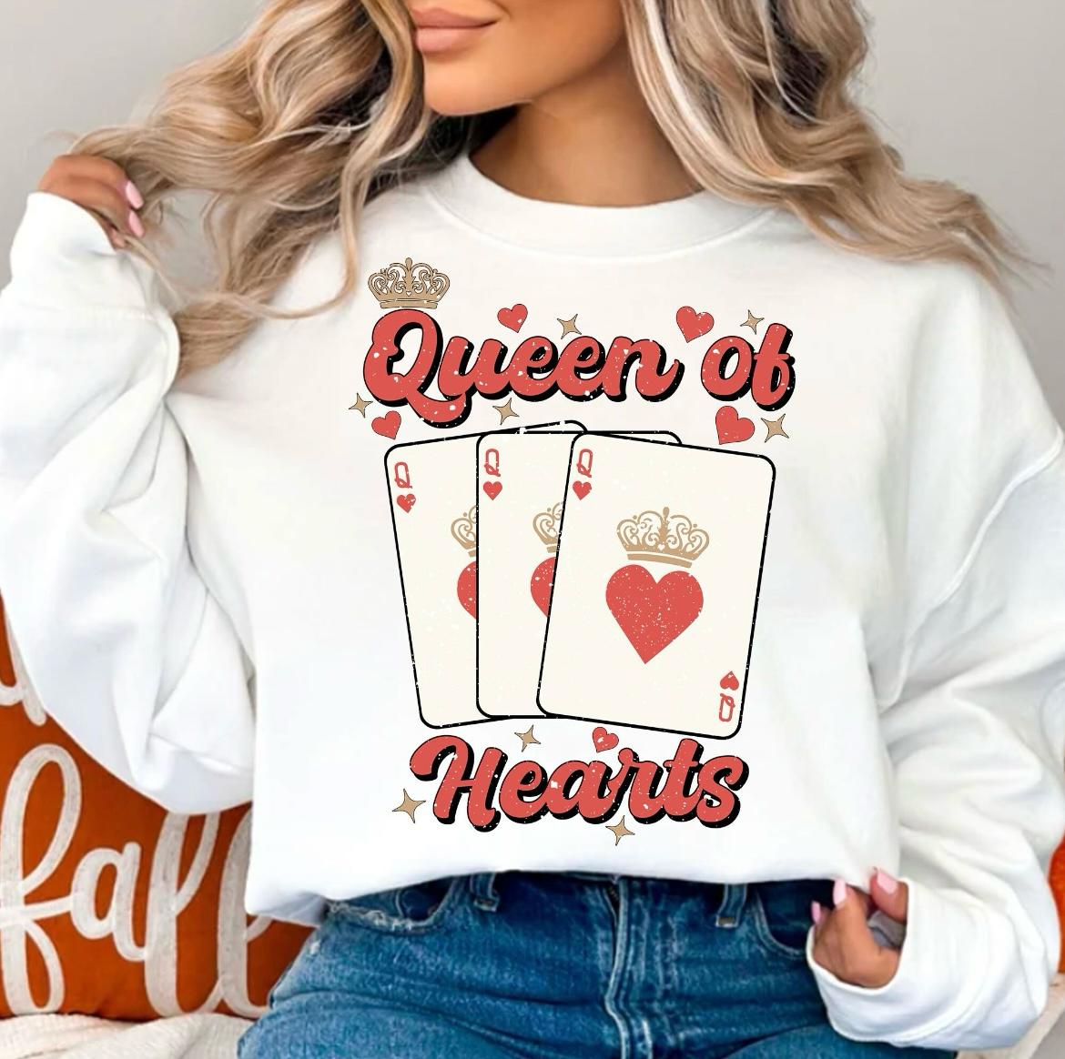 Queen of heart’s sweatshirt