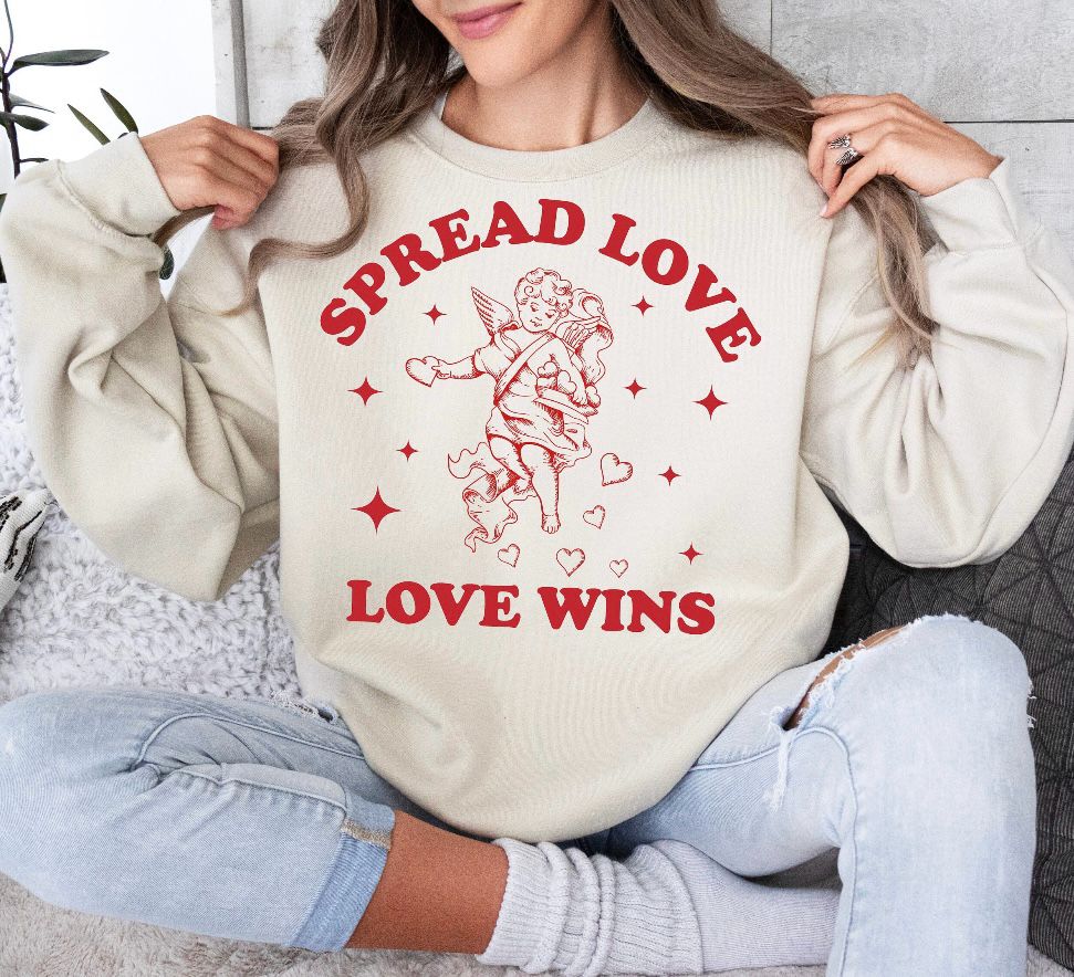 Spread love love wins sweatshirt