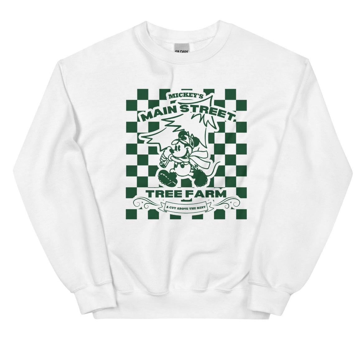 Mickey tree farm sweatshirt